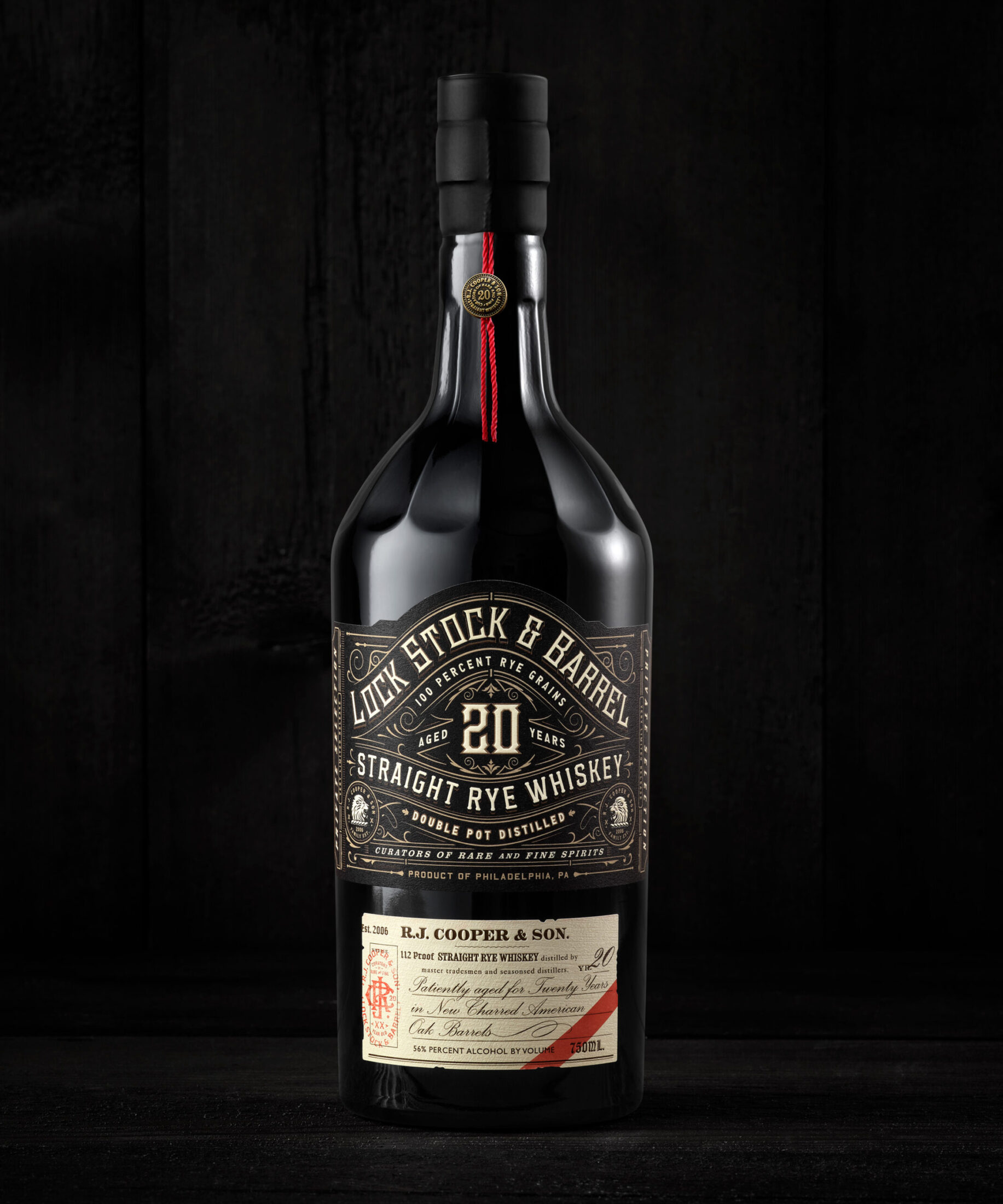 Lock Stock & Barrel 20 year whiskey