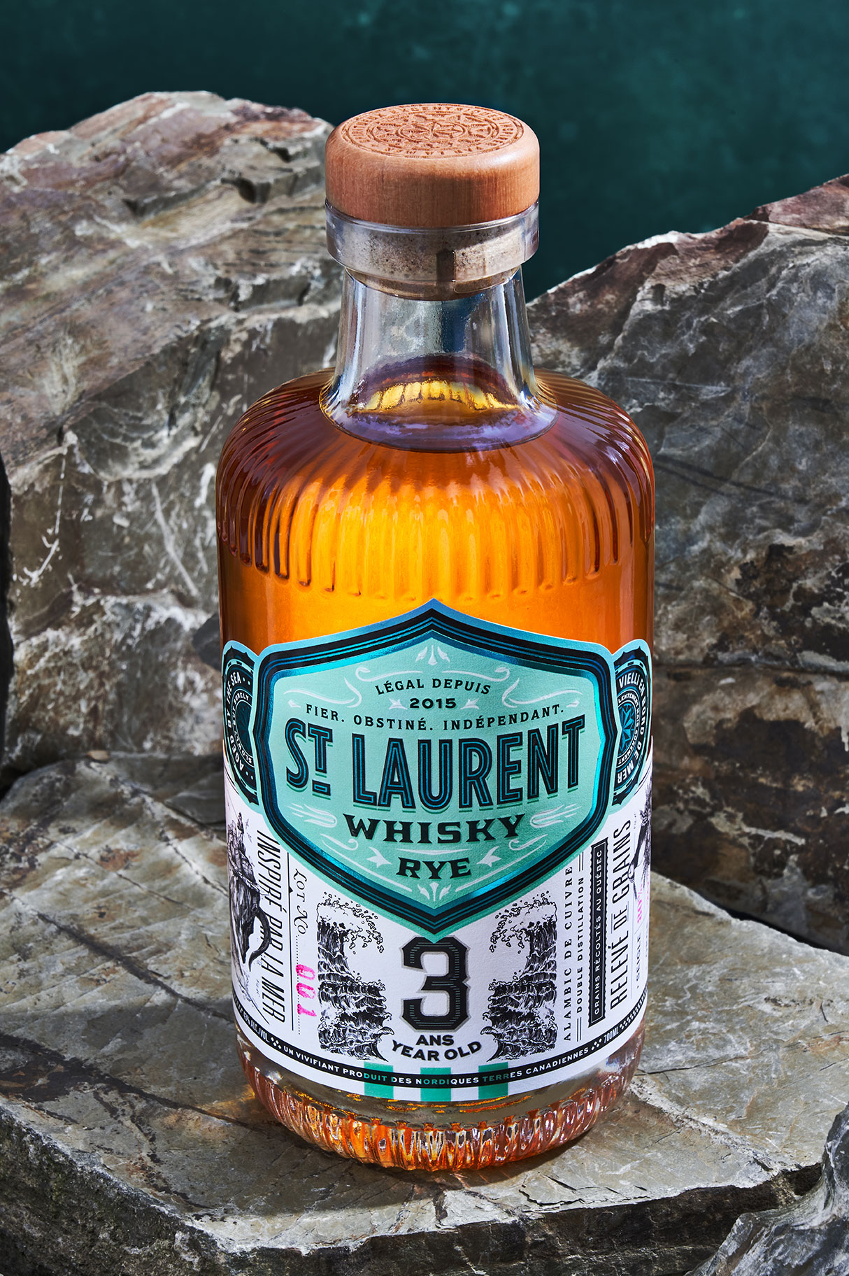 St. Laurent Whisky package design