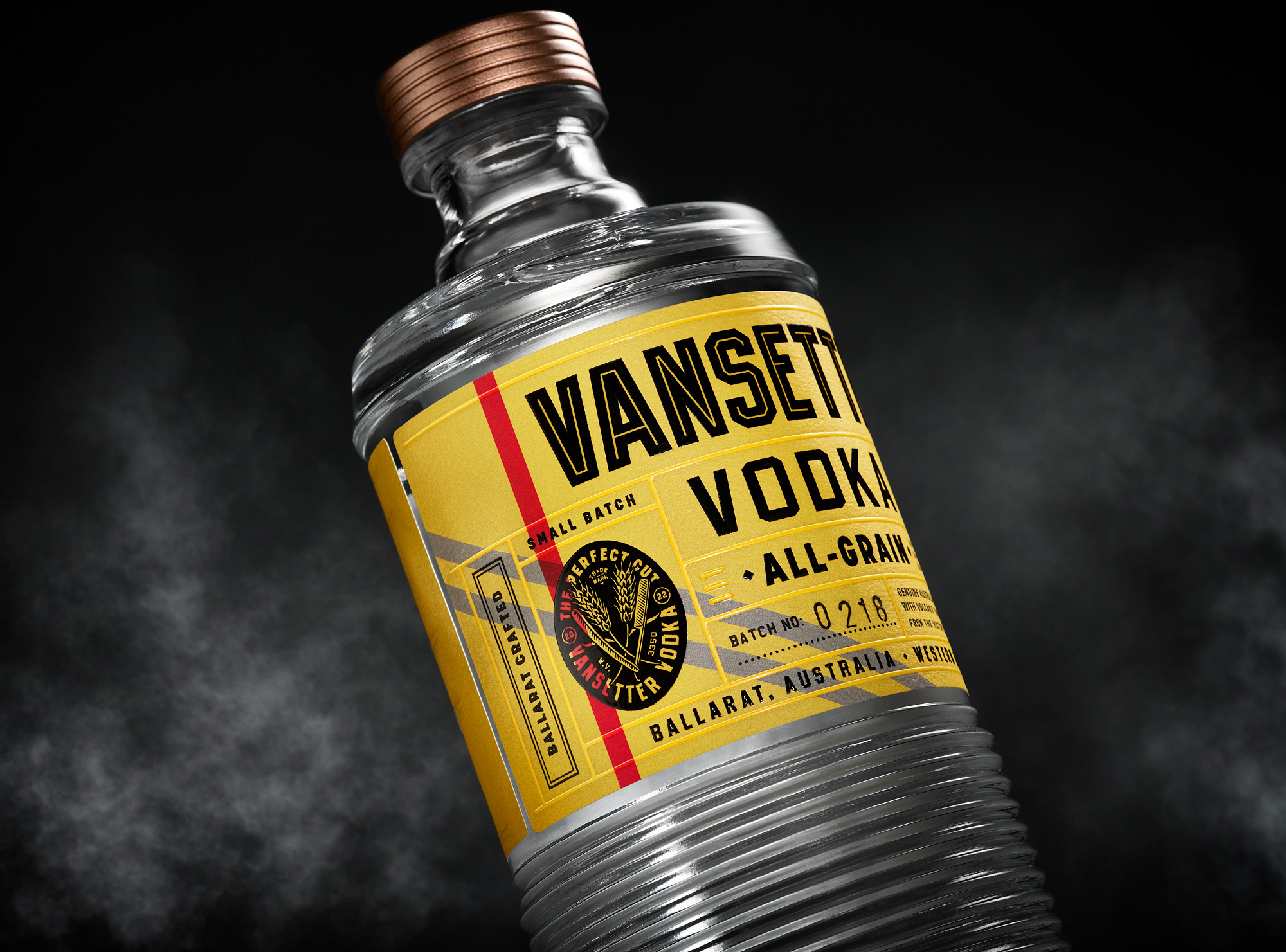 Branding and package design for Australian Vodka