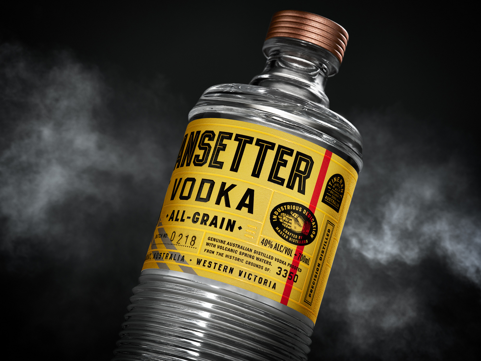 Branding and package design for Australian Vodka