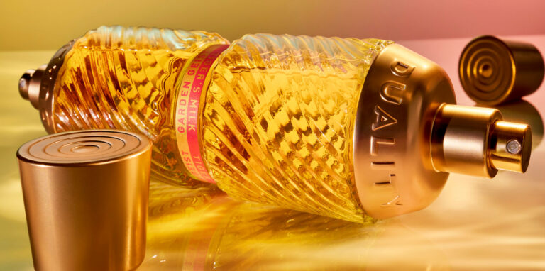 Duality Fragrance dual-ended perfume bottle and custom packaging